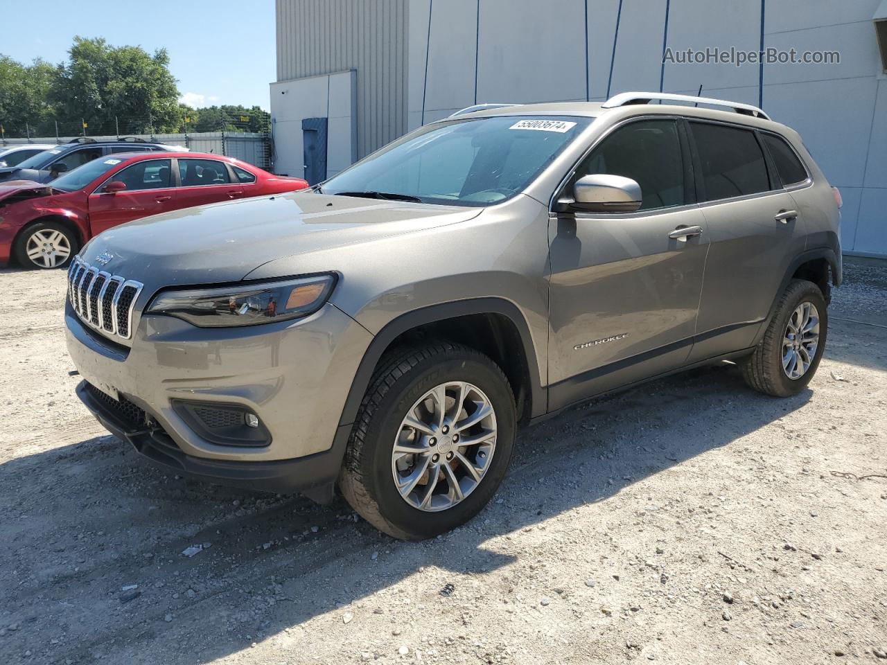 2019 Jeep Cherokee Latitude Plus Tan vin: 1C4PJMLX6KD400510