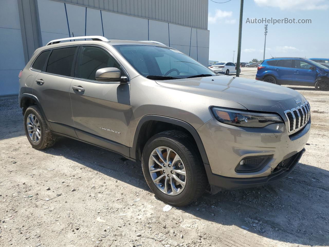 2019 Jeep Cherokee Latitude Plus Tan vin: 1C4PJMLX6KD400510