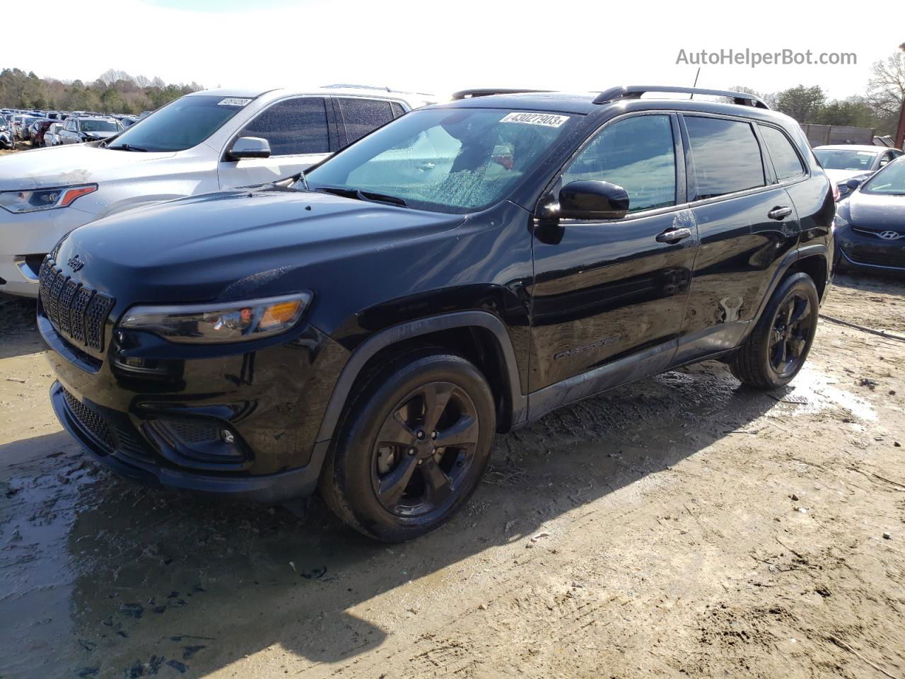 2019 Jeep Cherokee Latitude Plus Black vin: 1C4PJMLX6KD417467