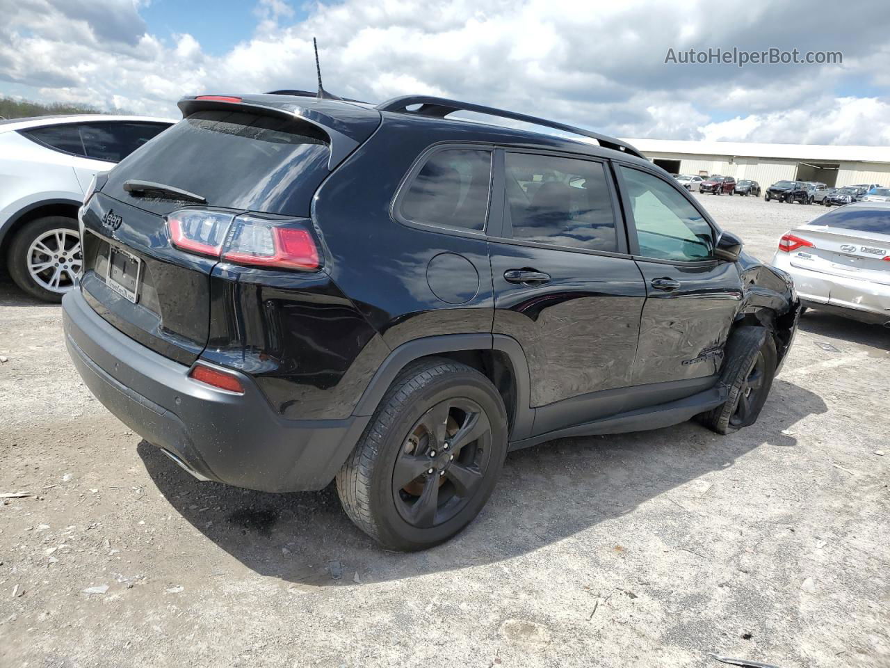 2019 Jeep Cherokee Latitude Plus Black vin: 1C4PJMLX6KD477264