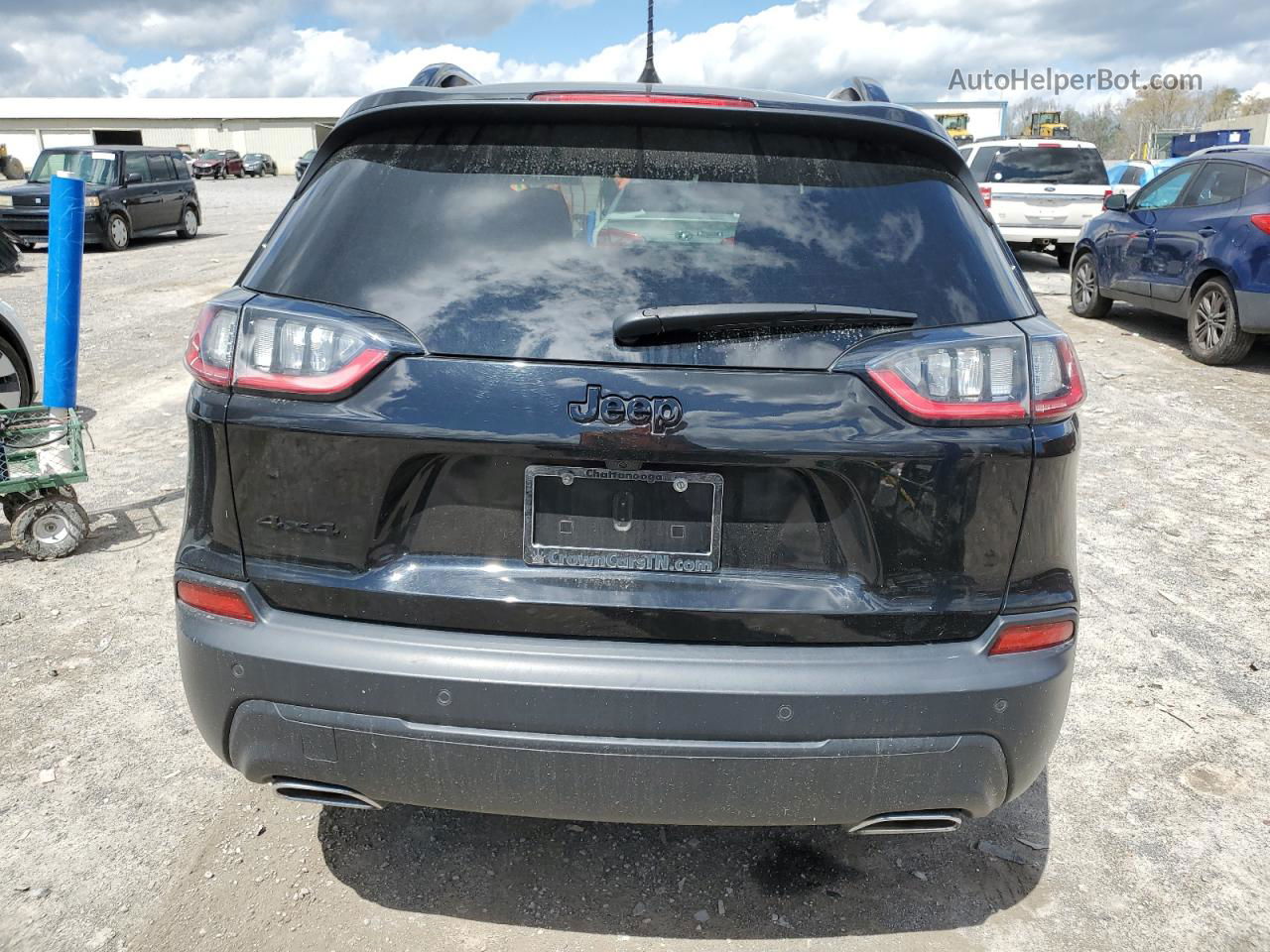 2019 Jeep Cherokee Latitude Plus Black vin: 1C4PJMLX6KD477264