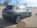 2019 Jeep Cherokee Latitude Plus 4x4 Green vin: 1C4PJMLX8KD102461