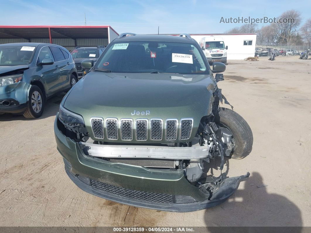 2019 Jeep Cherokee Latitude Plus 4x4 Green vin: 1C4PJMLX8KD102461