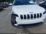 2019 Jeep Cherokee Latitude Plus 4x4 White vin: 1C4PJMLX8KD351455