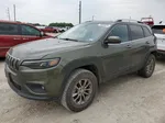 2019 Jeep Cherokee Latitude Plus Green vin: 1C4PJMLX9KD113145