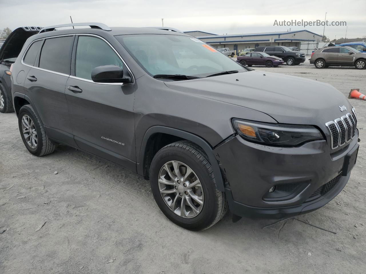 2019 Jeep Cherokee Latitude Plus Угольный vin: 1C4PJMLX9KD311594