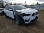 2019 Jeep Cherokee Latitude Plus White vin: 1C4PJMLXXKD330266