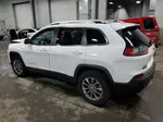 2019 Jeep Cherokee Latitude Plus White vin: 1C4PJMLXXKD412952