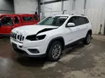 2019 Jeep Cherokee Latitude Plus White vin: 1C4PJMLXXKD412952