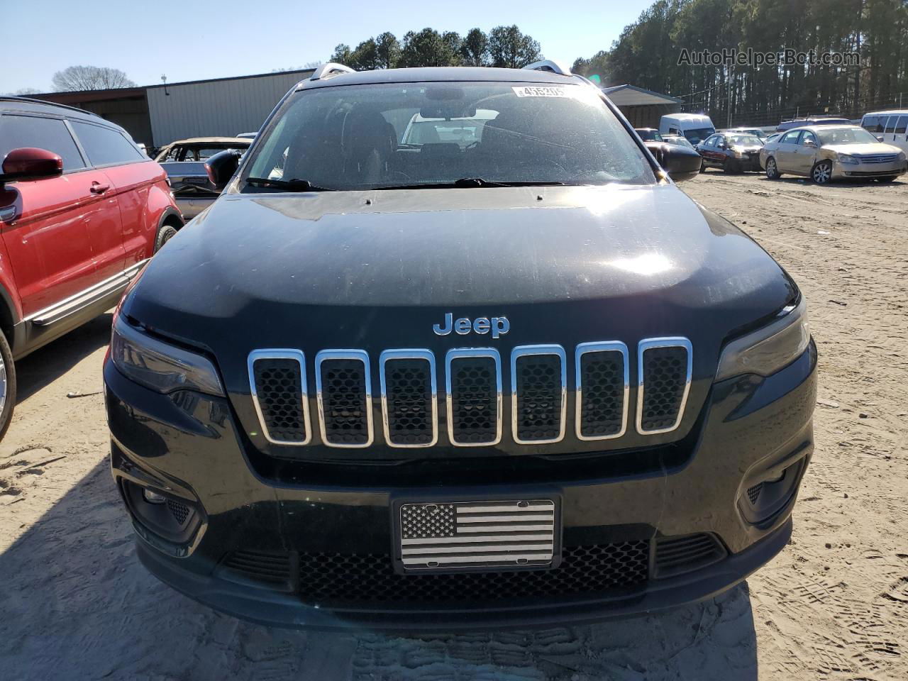 2019 Jeep Cherokee Latitude Plus Черный vin: 1C4PJMLXXKD453517