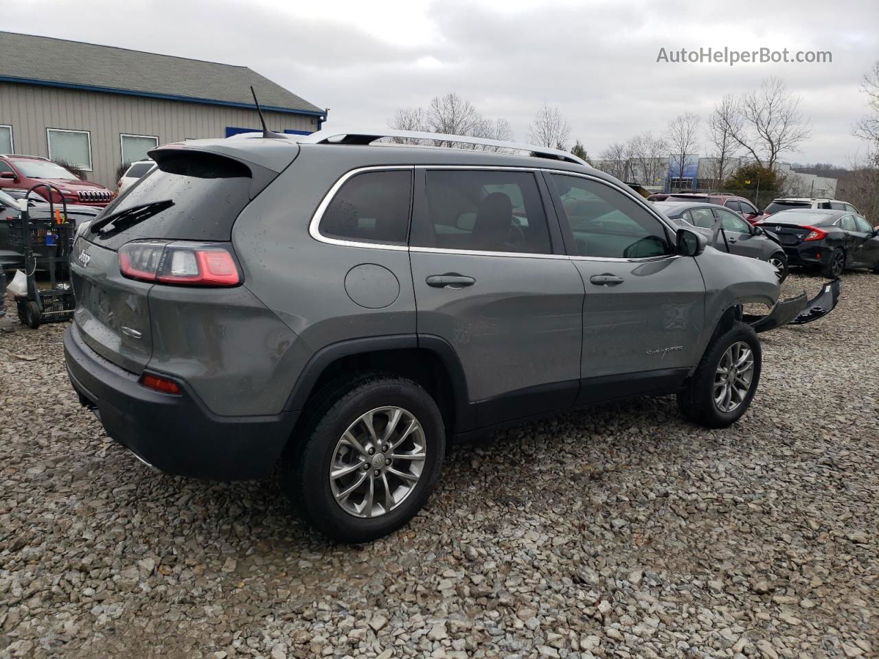 2021 Jeep Cherokee Latitude Lux Серый vin: 1C4PJMMN6MD110087