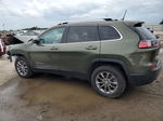 2021 Jeep Cherokee Latitude Lux Зеленый vin: 1C4PJMMX0MD110779