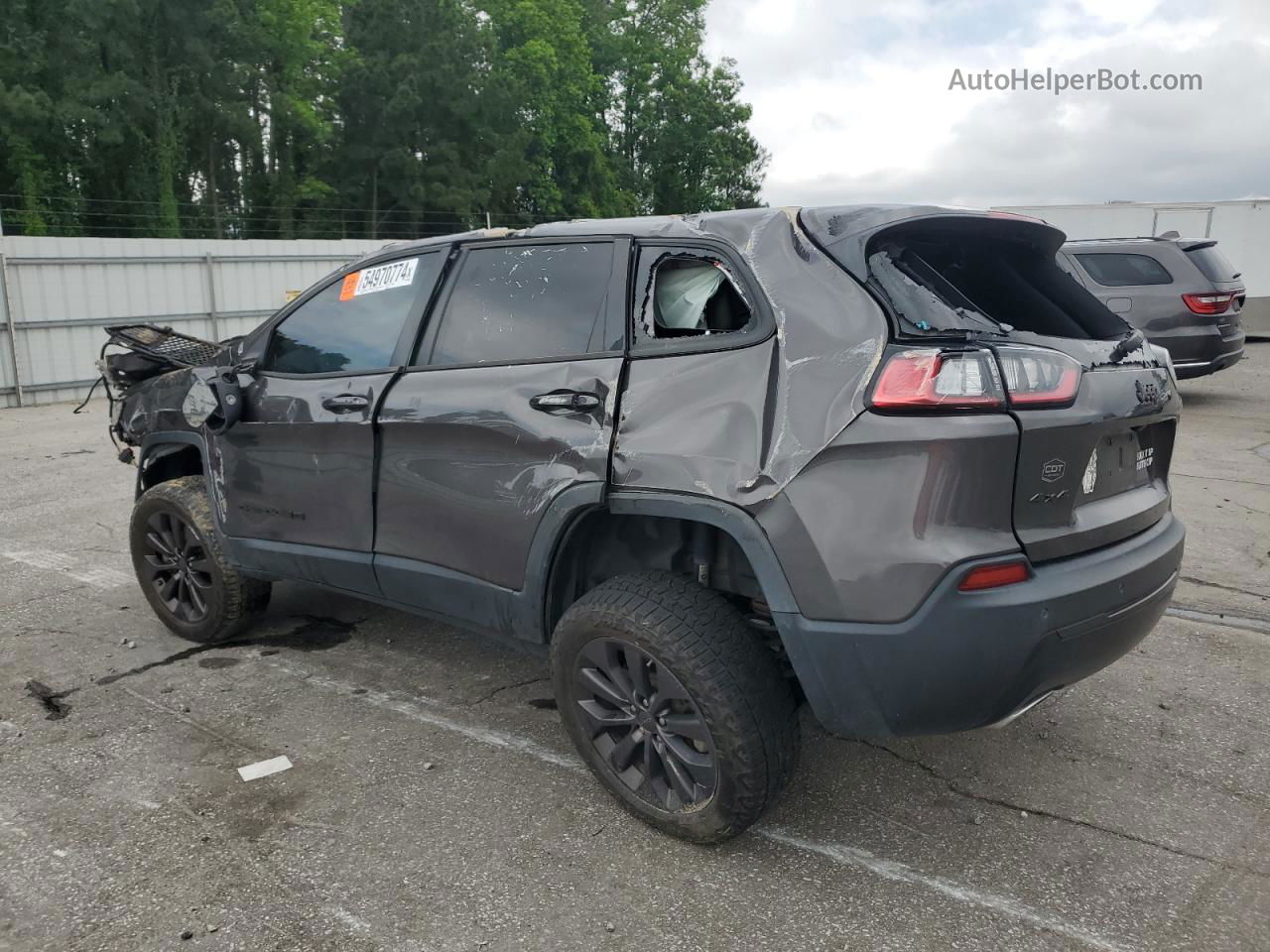 2021 Jeep Cherokee Latitude Lux Gray vin: 1C4PJMMX0MD174417