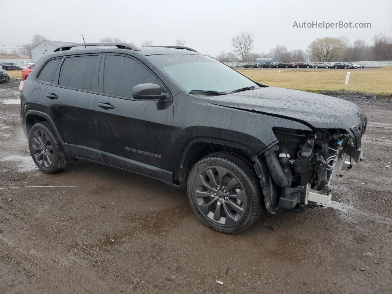 2021 Jeep Cherokee Latitude Lux Black vin: 1C4PJMMX2MD122142