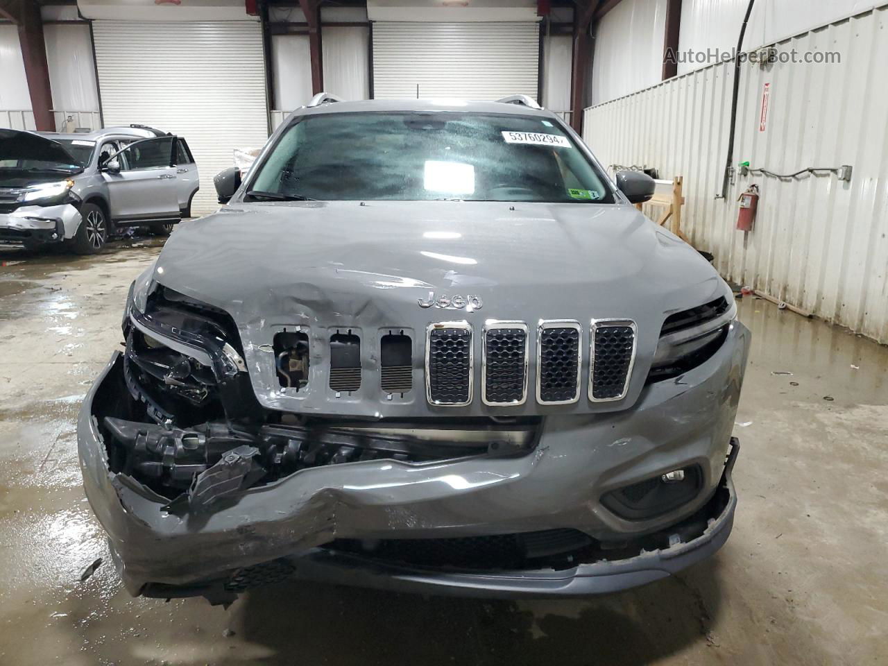 2021 Jeep Cherokee Latitude Lux Gray vin: 1C4PJMMX2MD145159