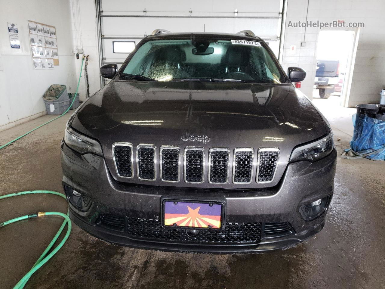 2021 Jeep Cherokee Latitude Lux Gray vin: 1C4PJMMX2MD197004