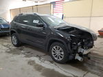 2021 Jeep Cherokee Latitude Lux Black vin: 1C4PJMMX2MD236576