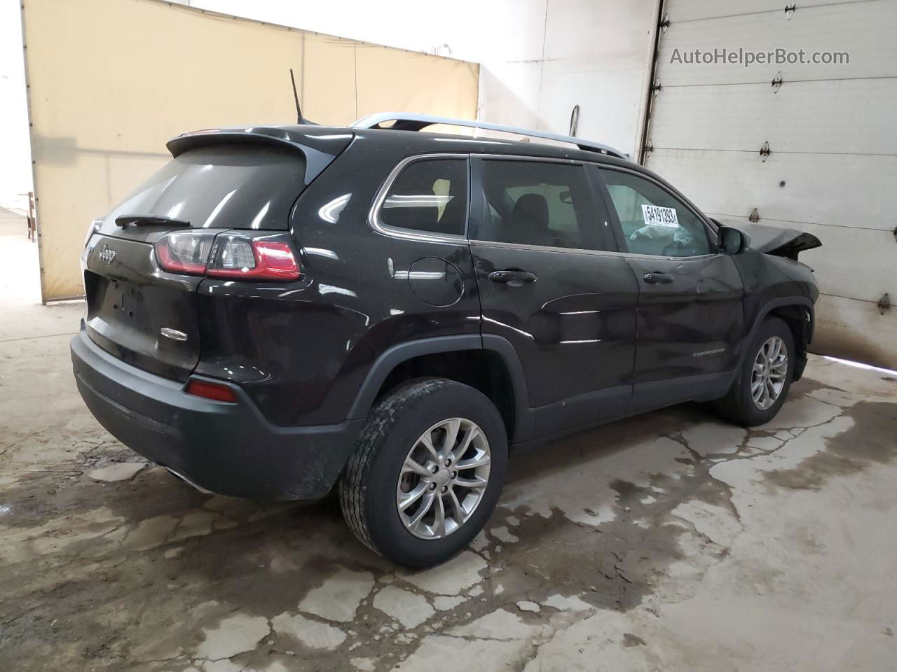 2021 Jeep Cherokee Latitude Lux Black vin: 1C4PJMMX2MD236576