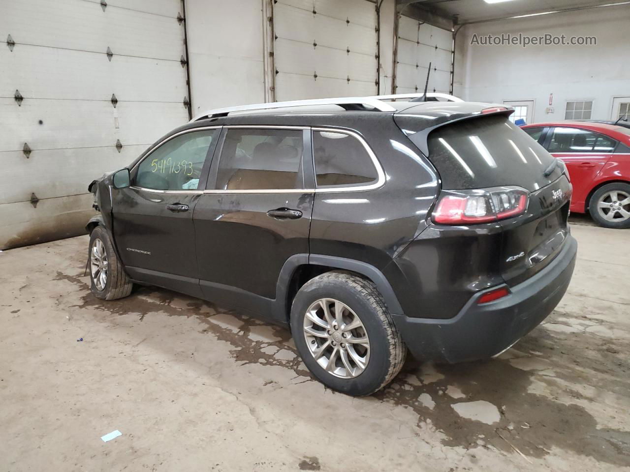 2021 Jeep Cherokee Latitude Lux Черный vin: 1C4PJMMX2MD236576