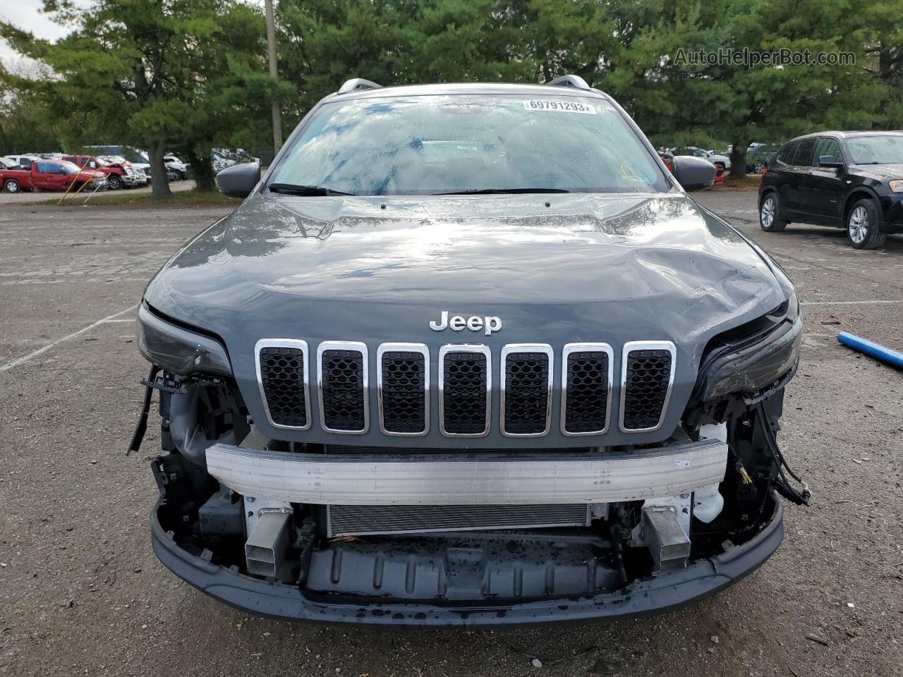 2021 Jeep Cherokee Latitude Lux Gray vin: 1C4PJMMX3MD134073