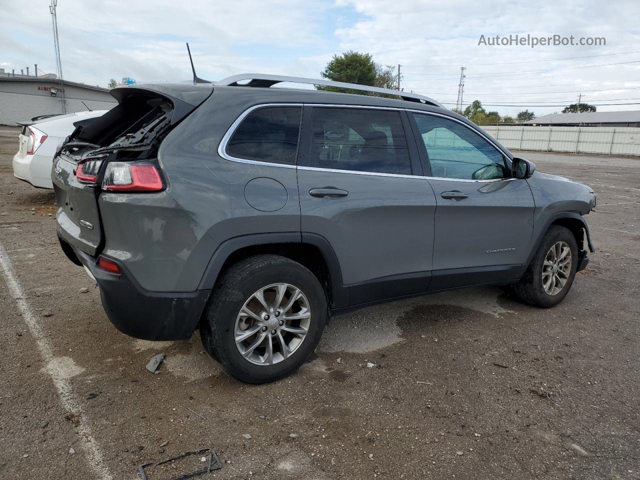 2021 Jeep Cherokee Latitude Lux Gray vin: 1C4PJMMX3MD134073