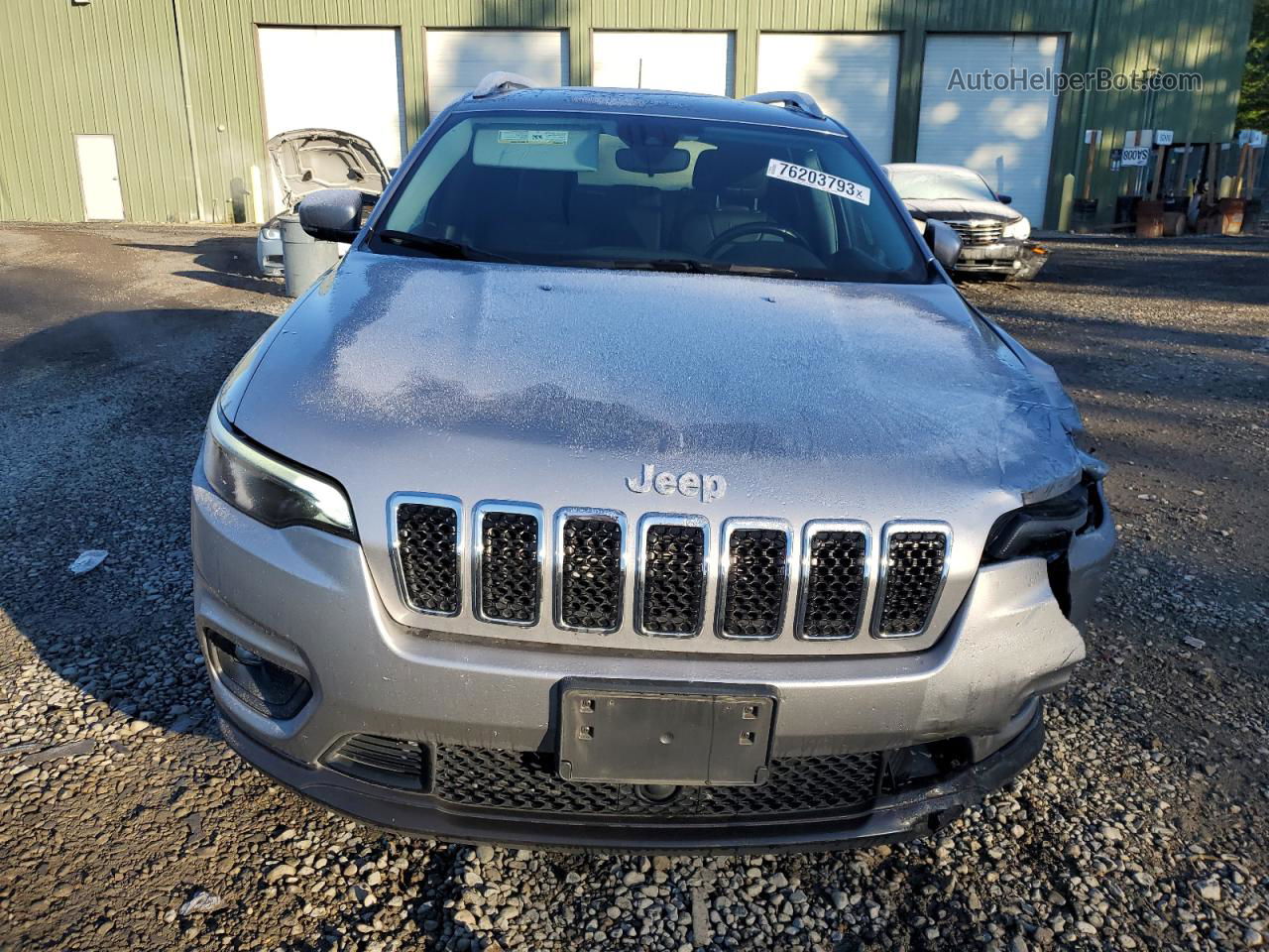 2021 Jeep Cherokee Latitude Lux Silver vin: 1C4PJMMX3MD145025