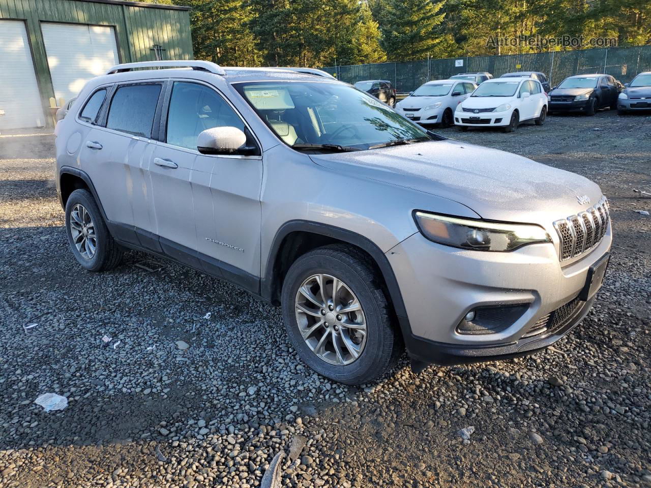 2021 Jeep Cherokee Latitude Lux Silver vin: 1C4PJMMX3MD145025