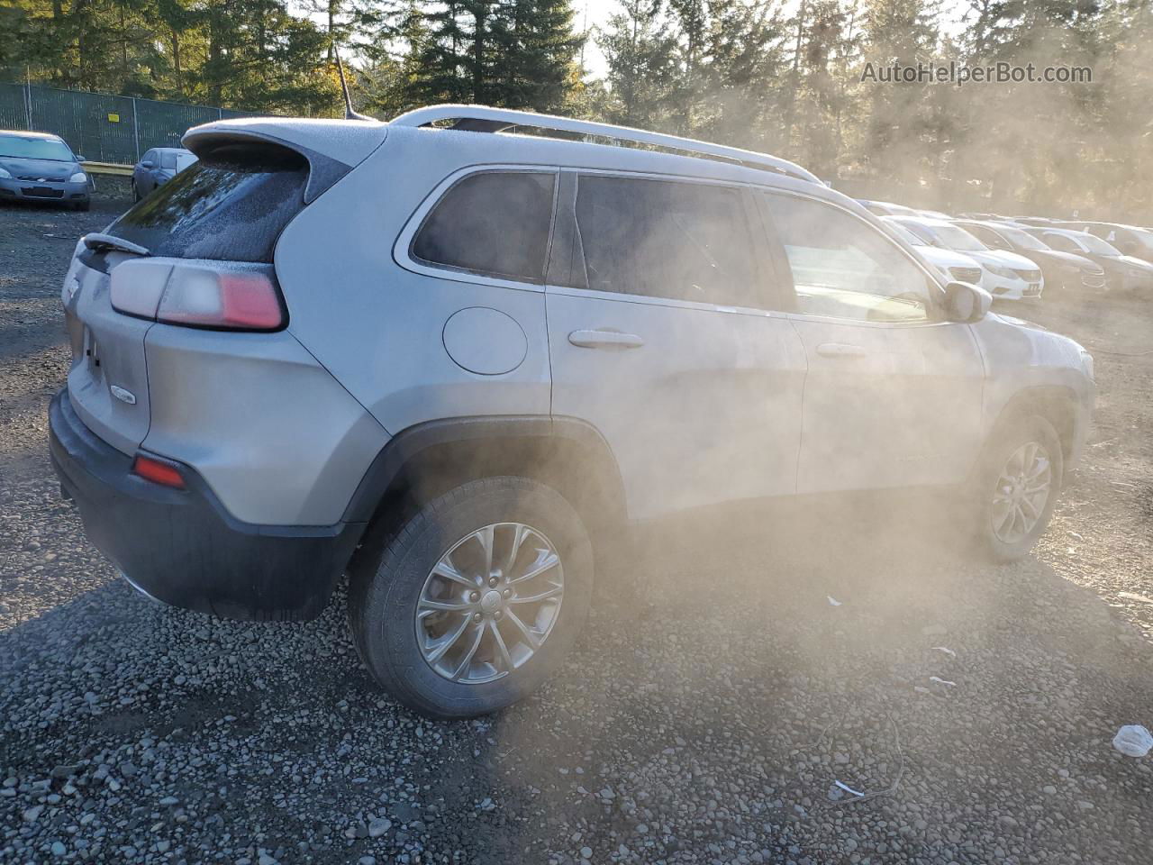 2021 Jeep Cherokee Latitude Lux Silver vin: 1C4PJMMX3MD145025