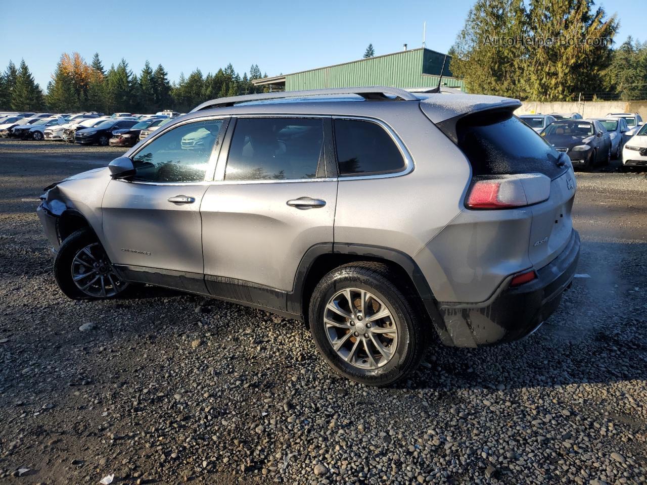 2021 Jeep Cherokee Latitude Lux Silver vin: 1C4PJMMX3MD145025