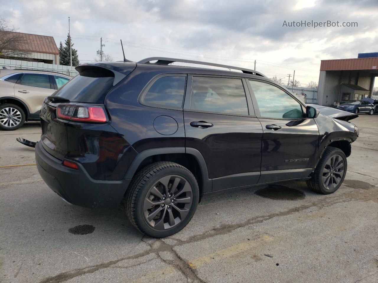 2021 Jeep Cherokee Latitude Lux Purple vin: 1C4PJMMX3MD207197