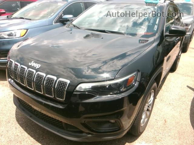 2021 Jeep Cherokee Latitude Lux Черный vin: 1C4PJMMX4MD123177