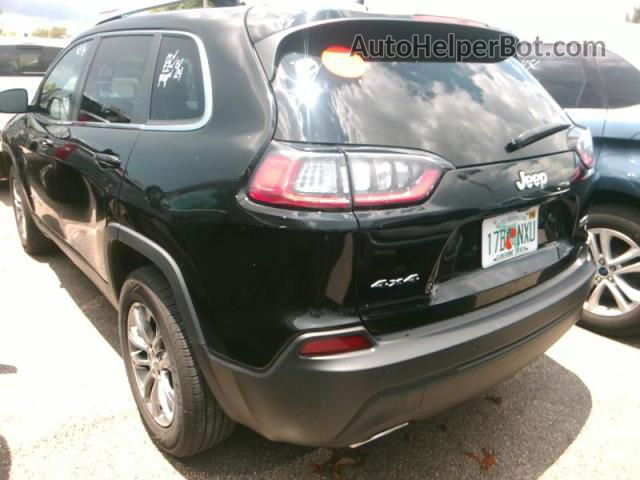 2021 Jeep Cherokee Latitude Lux Черный vin: 1C4PJMMX4MD123177