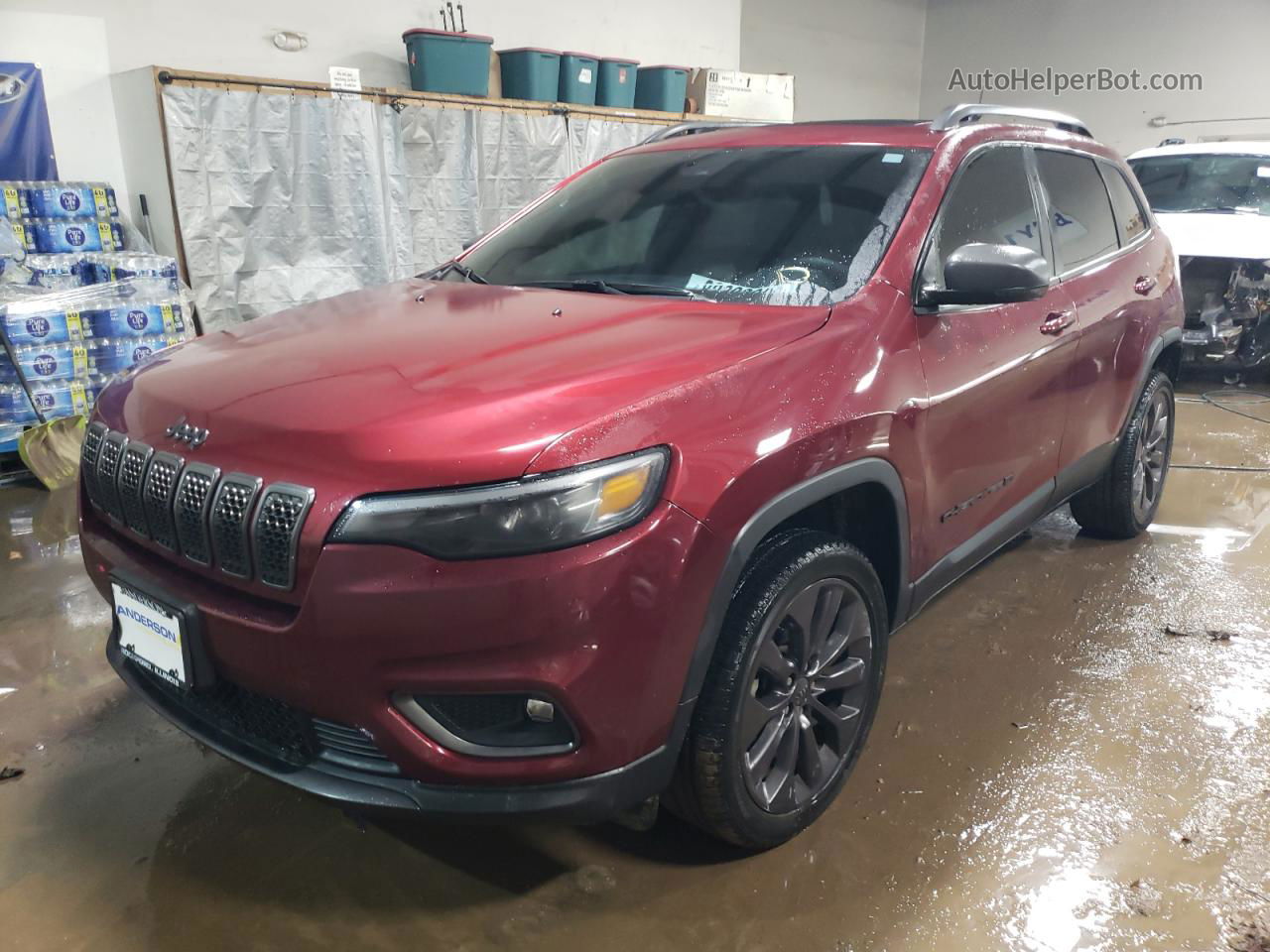 2021 Jeep Cherokee Latitude Lux Красный vin: 1C4PJMMX4MD128055