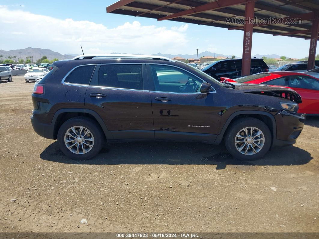 2021 Jeep Cherokee Latitude Lux 4x4 Purple vin: 1C4PJMMX6MD136965