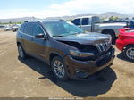 2021 Jeep Cherokee Latitude Lux 4x4 Purple vin: 1C4PJMMX6MD136965