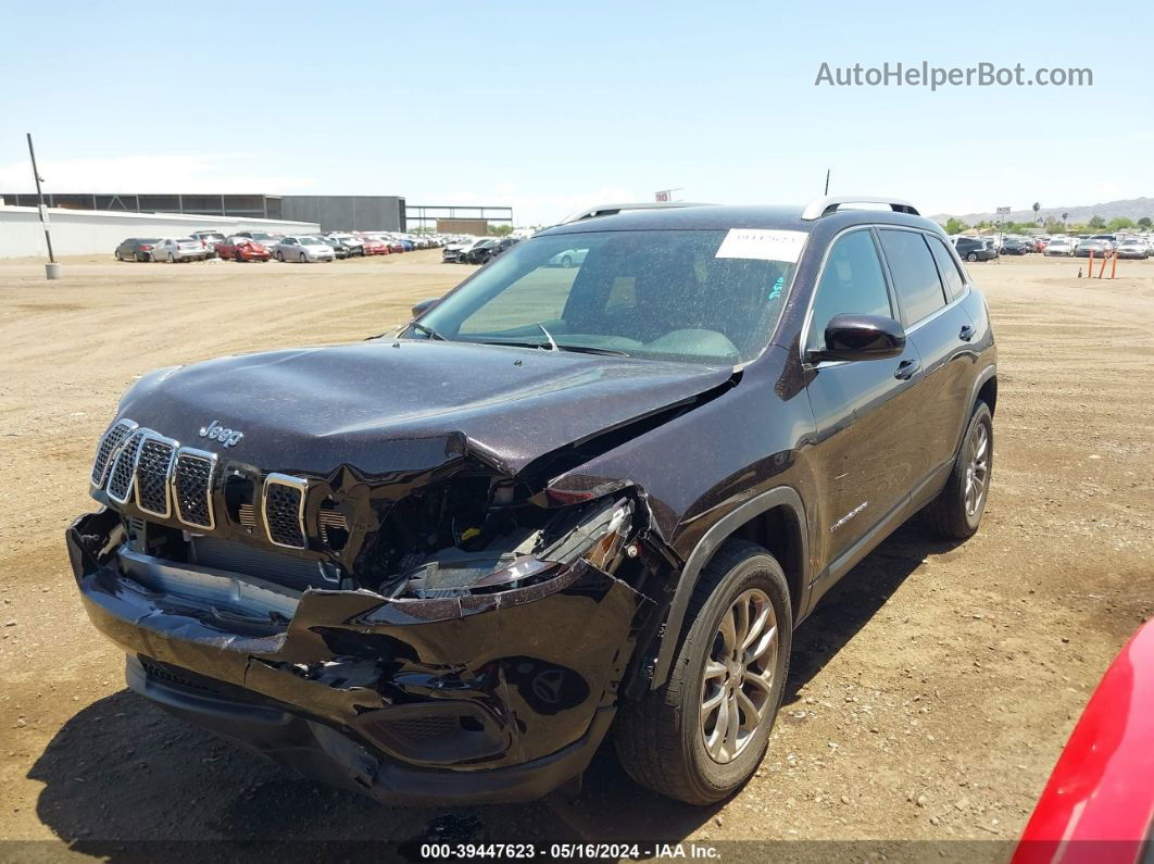 2021 Jeep Cherokee Latitude Lux 4x4 Purple vin: 1C4PJMMX6MD136965