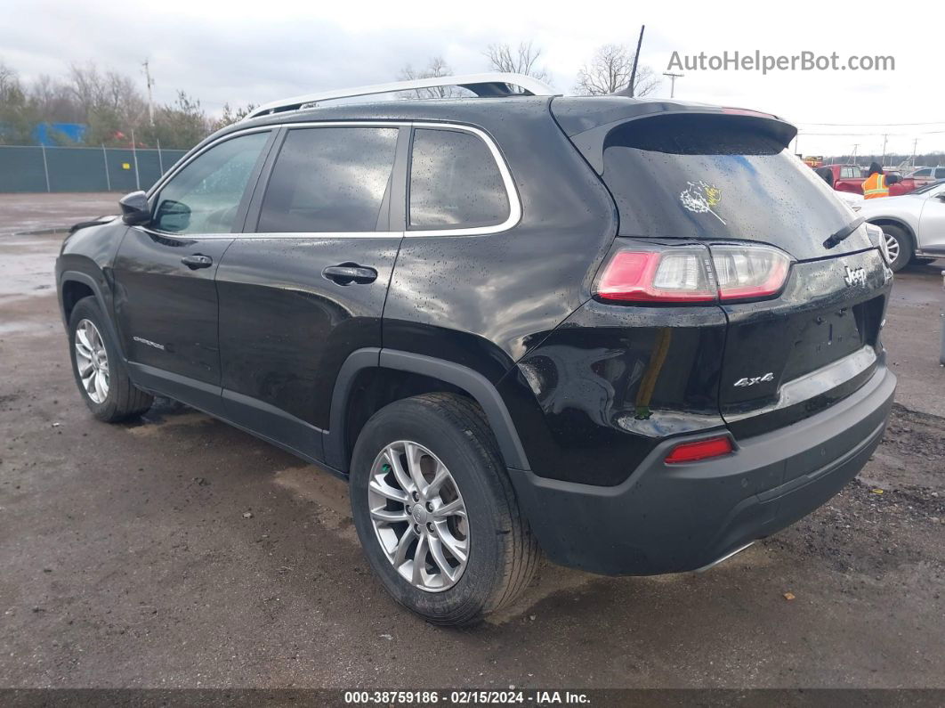 2021 Jeep Cherokee Latitude Lux 4x4 Black vin: 1C4PJMMX6MD205511