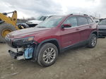 2021 Jeep Cherokee Latitude Lux Burgundy vin: 1C4PJMMX6MD237844