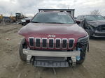 2021 Jeep Cherokee Latitude Lux Burgundy vin: 1C4PJMMX6MD237844