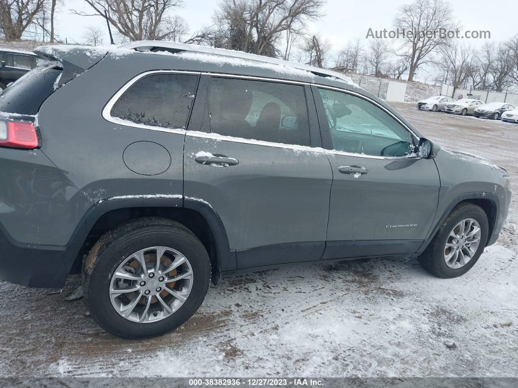 2021 Jeep Cherokee Latitude Lux 4x4 Gray vin: 1C4PJMMX6MD241053