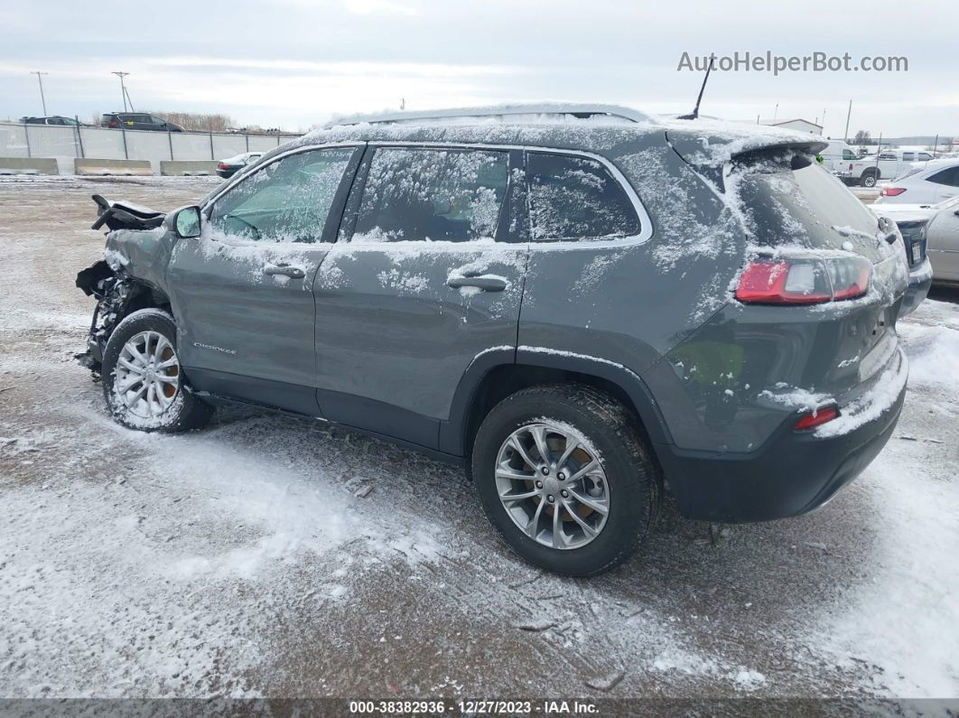 2021 Jeep Cherokee Latitude Lux 4x4 Gray vin: 1C4PJMMX6MD241053