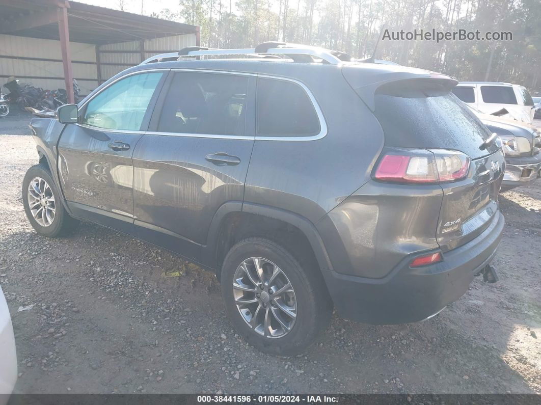 2021 Jeep Cherokee Latitude Lux 4x4 Black vin: 1C4PJMMX7MD102551