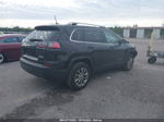 2021 Jeep Cherokee Latitude Lux 4x4 Black vin: 1C4PJMMX7MD201371