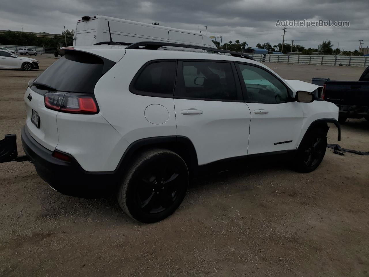 2021 Jeep Cherokee Latitude Lux Белый vin: 1C4PJMMX8MD105961