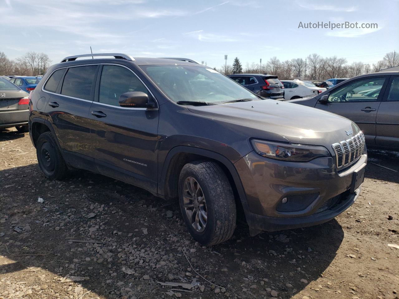 2021 Jeep Cherokee Latitude Lux Gray vin: 1C4PJMMX8MD126258