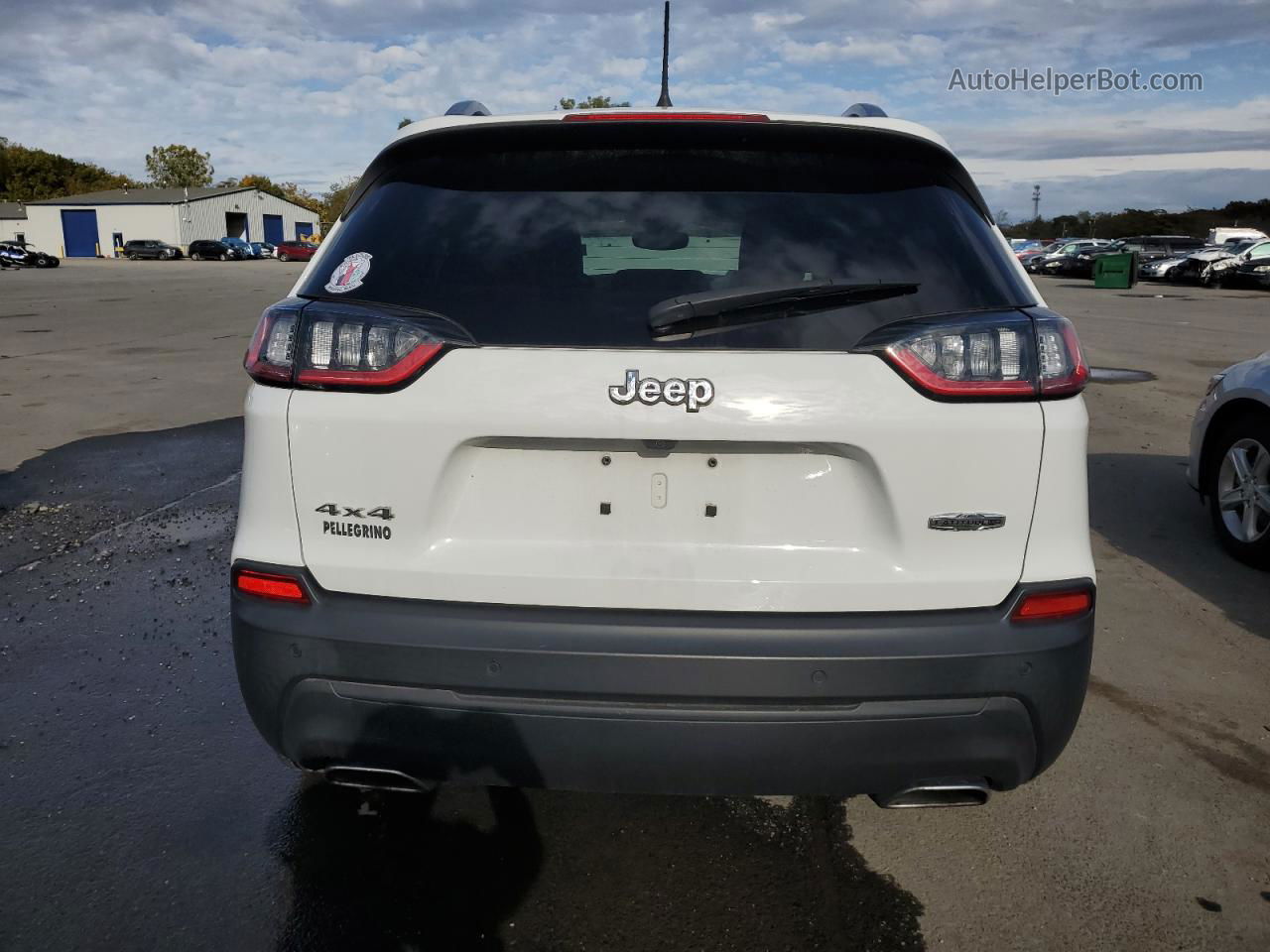 2021 Jeep Cherokee Latitude Lux White vin: 1C4PJMMX8MD141908