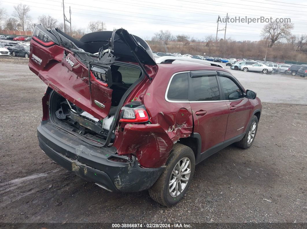 2021 Jeep Cherokee Latitude Lux 4x4 Бордовый vin: 1C4PJMMX8MD233536