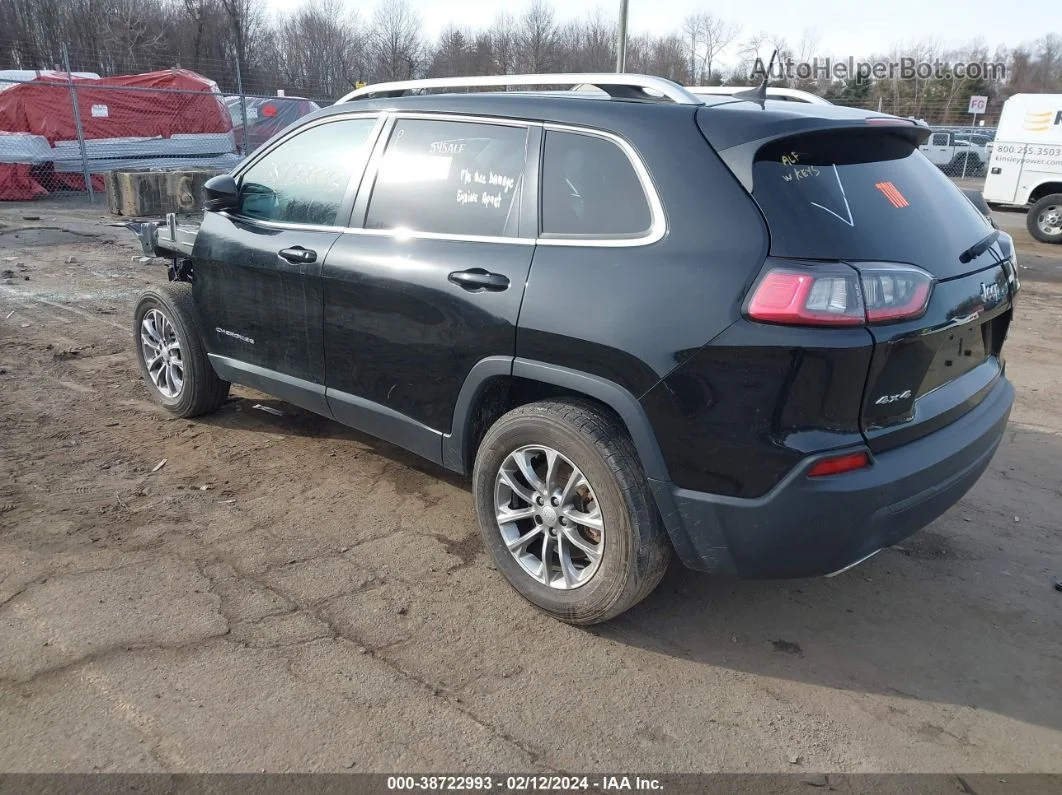 2021 Jeep Cherokee Latitude Lux 4x4 Черный vin: 1C4PJMMX9MD115740