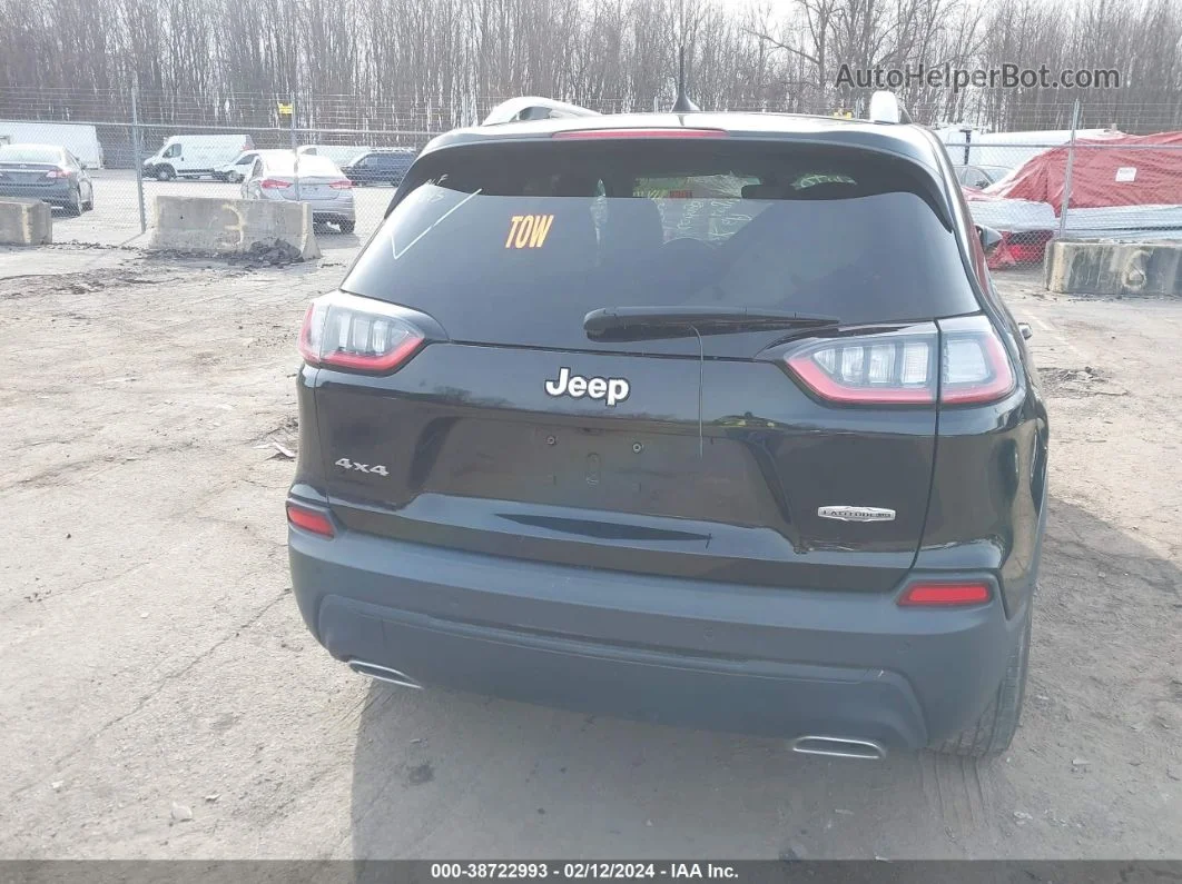 2021 Jeep Cherokee Latitude Lux 4x4 Черный vin: 1C4PJMMX9MD115740