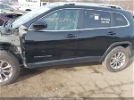 2021 Jeep Cherokee Latitude Lux 4x4 Black vin: 1C4PJMMX9MD115740